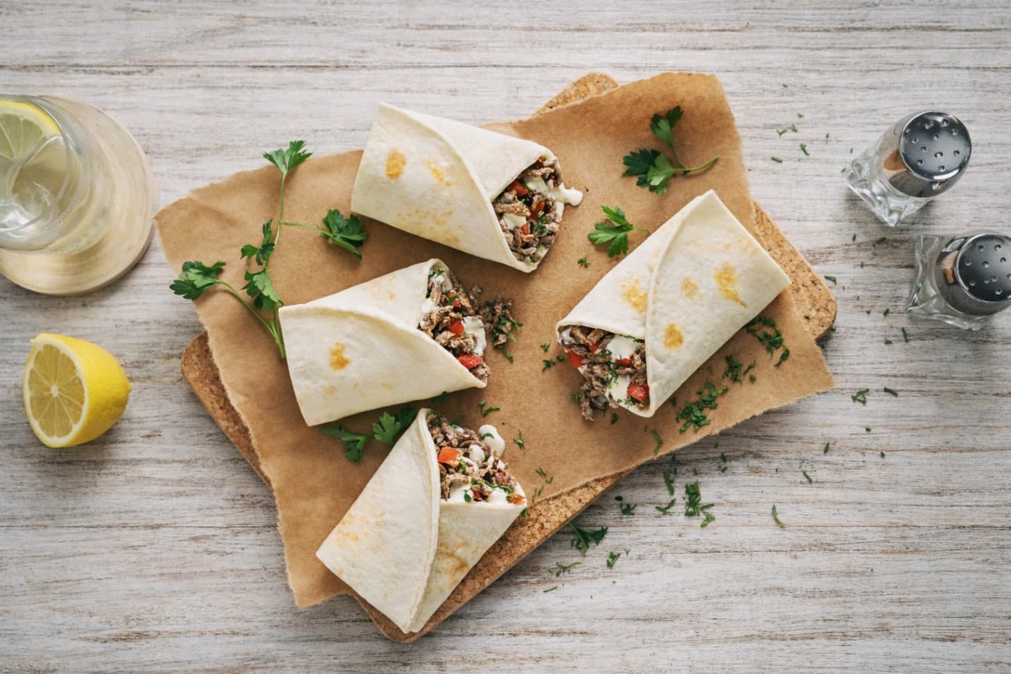 Beef Shawarma Wrap