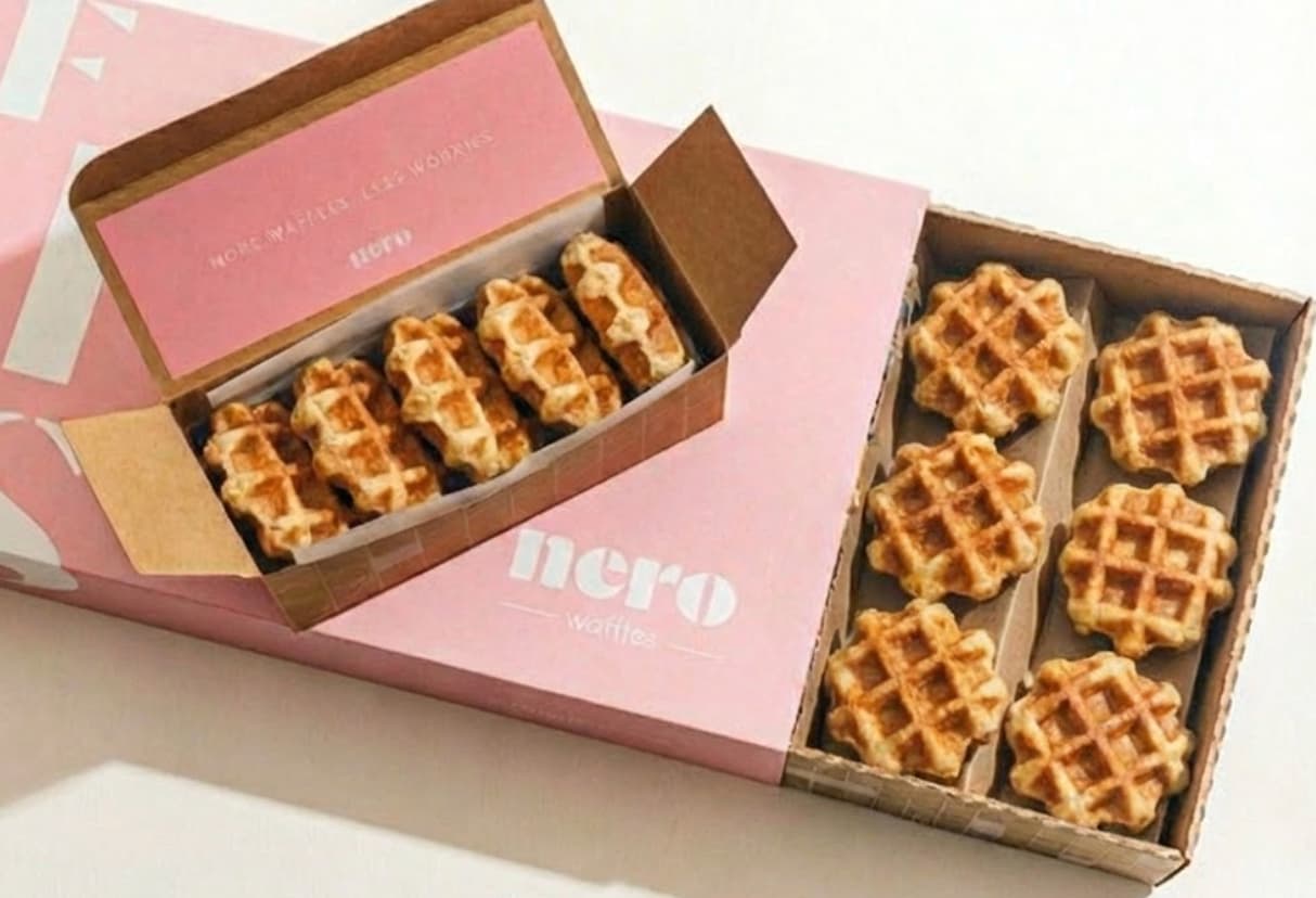Vanilla Mini Waffle Platter