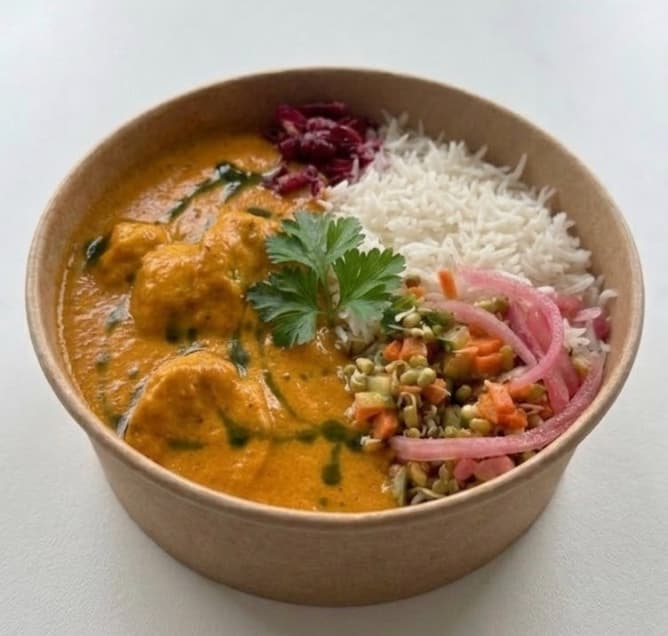 Mango Chicken Rice Bowl