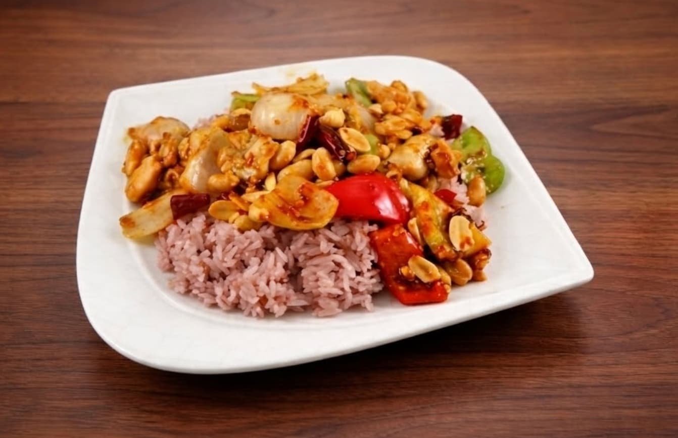 Kung Pao Chicken Rice Bowl