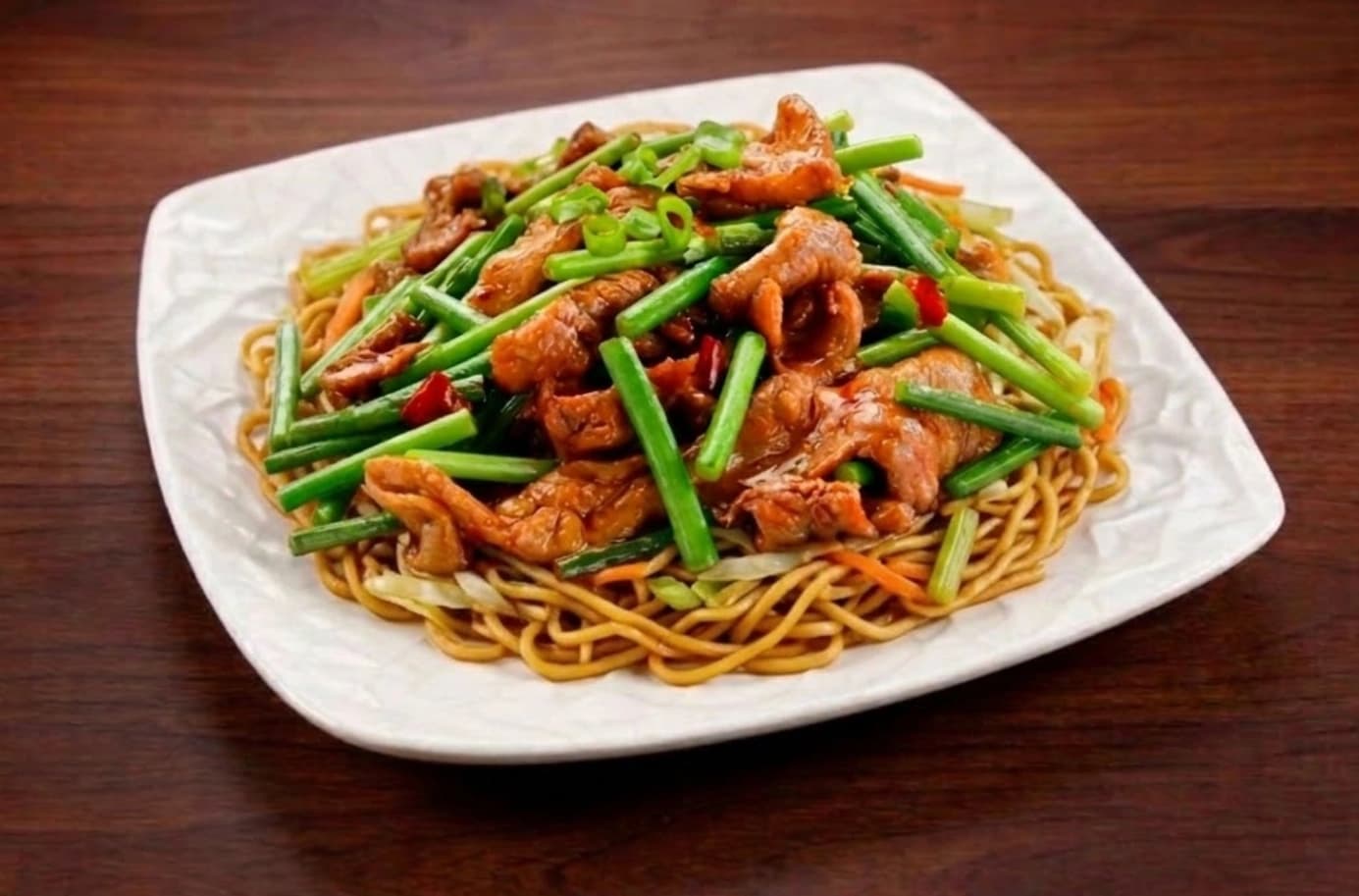 Spicy Pork Noodle Bowl