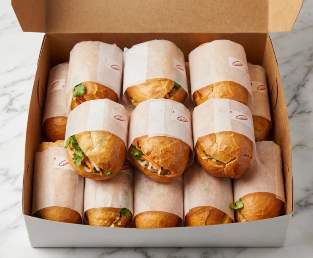 Viet Xiu Mai Banh Mi Platter