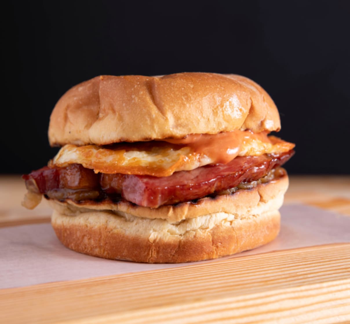 Bacon Slab Breakfast Sandwich