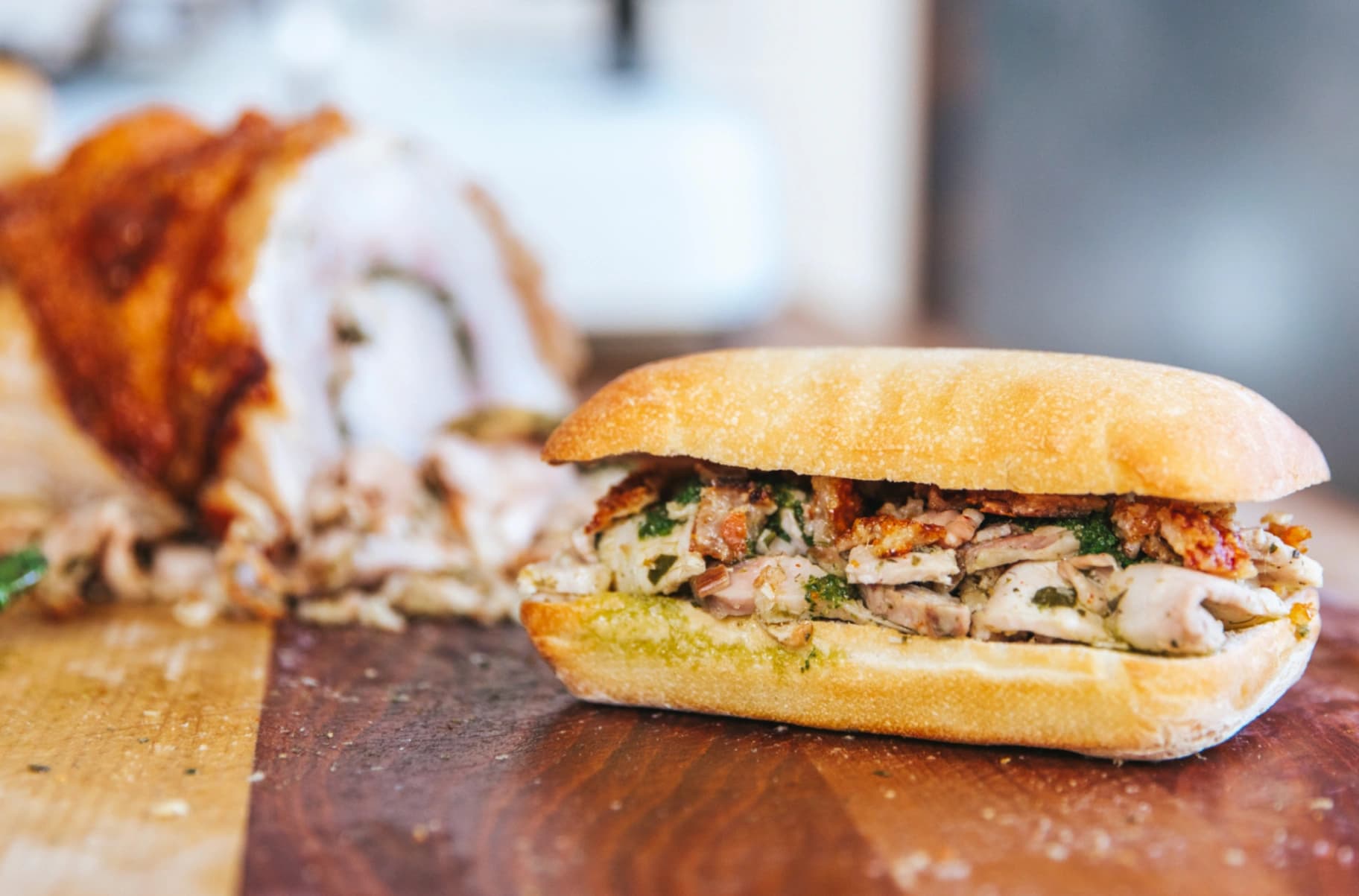 Porchetta Sandwich
