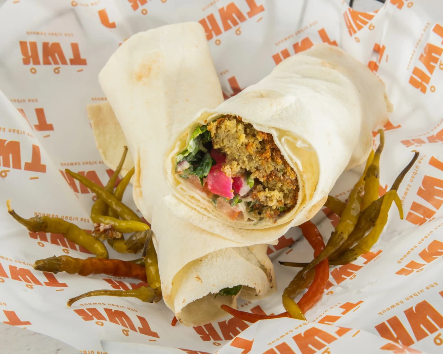 Authentic Falafel Sandwich