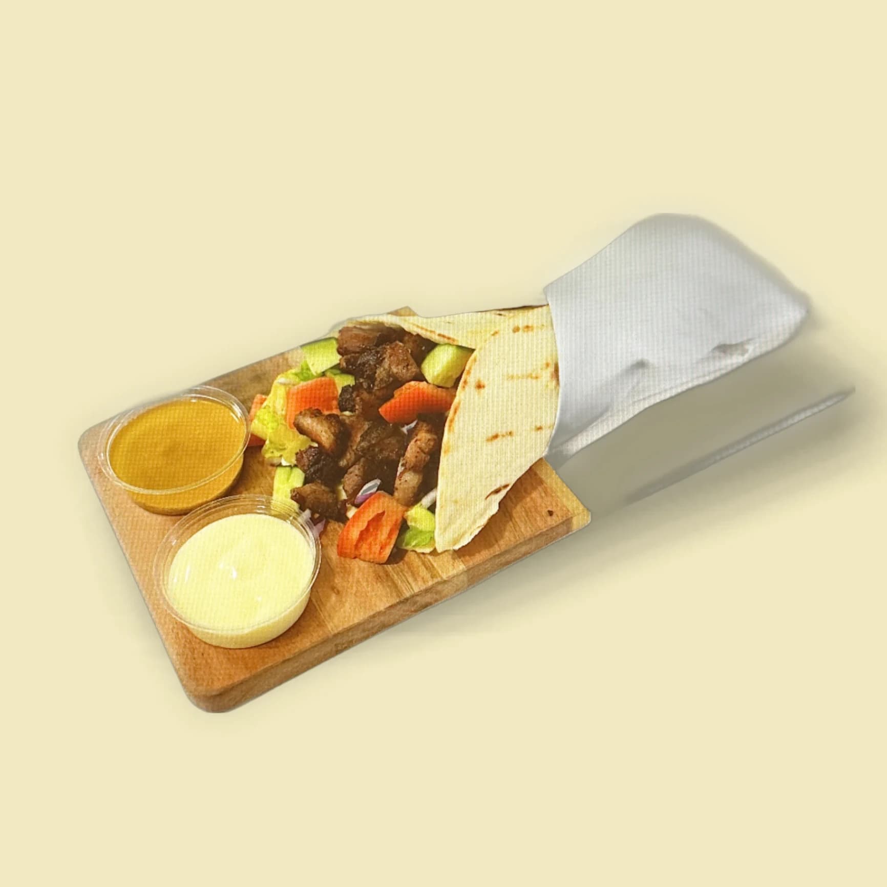 Amazing Pork Gyro Wrap
