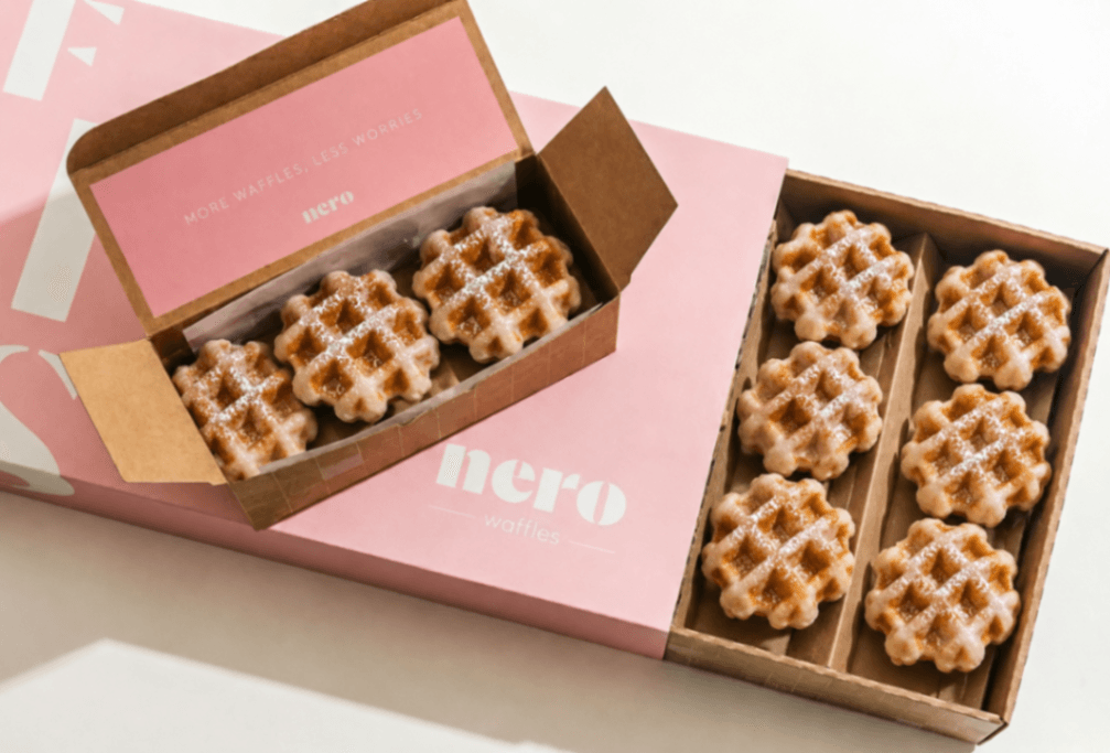Lemon Filled Mini Waffle Platter