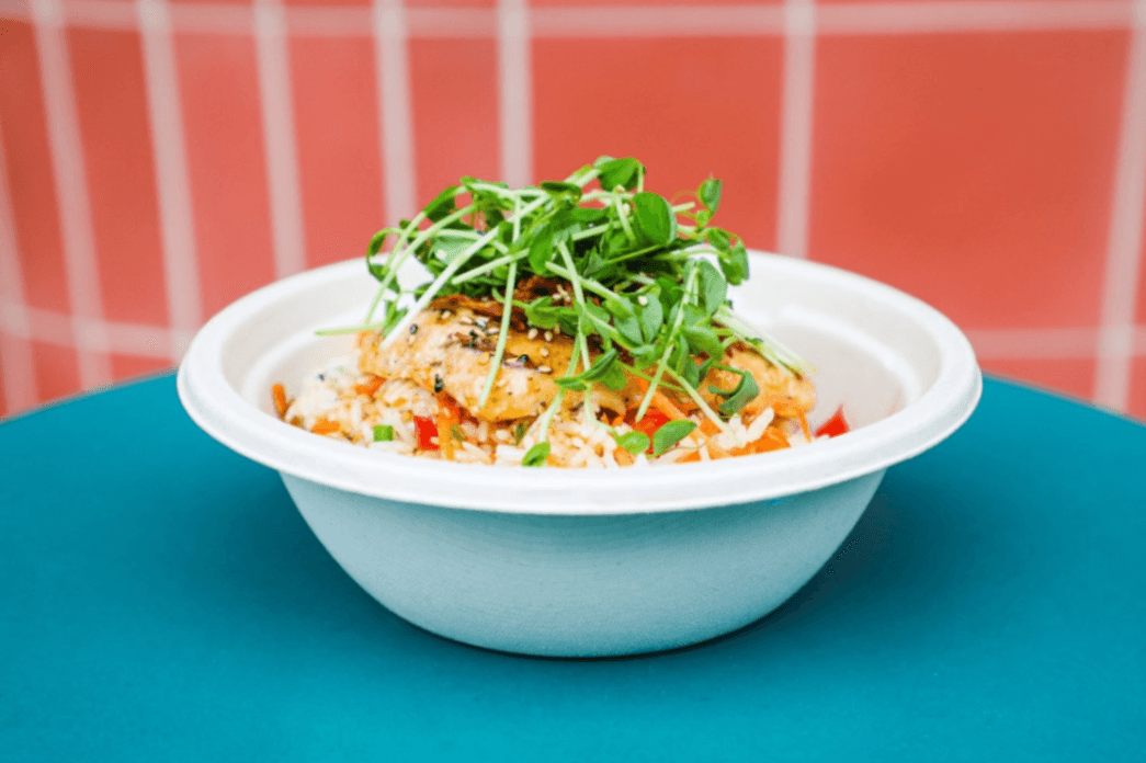 Grilled Salmon Bowls