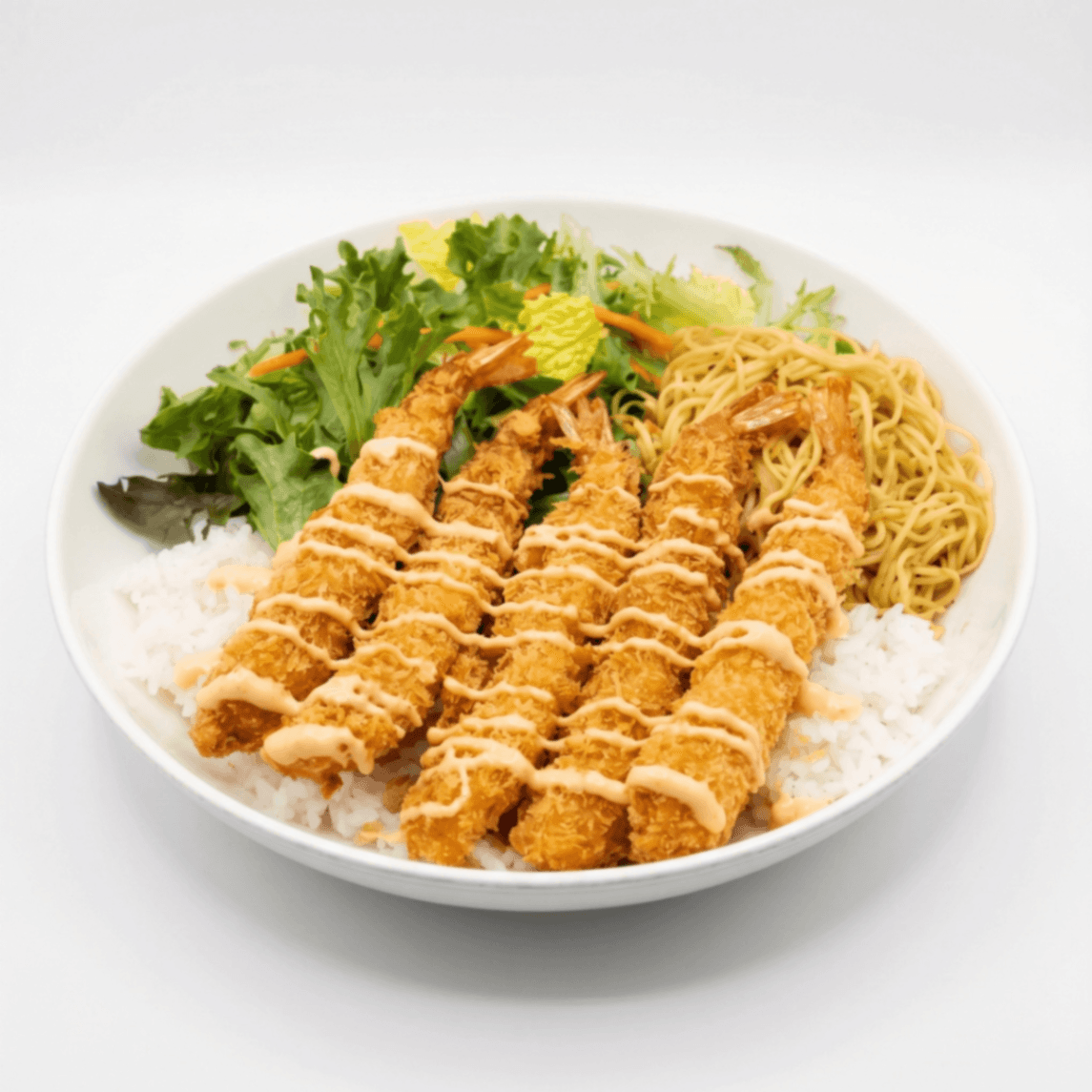 Shrimp Tempura Rice Bowl