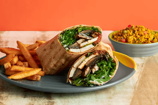 Portobello Mushroom & Halloumi Wrap