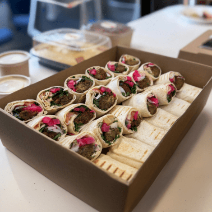 Vegetarian Falafel Sandwich Tray