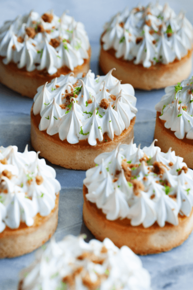 Passionfruit Coconut Lime Tart