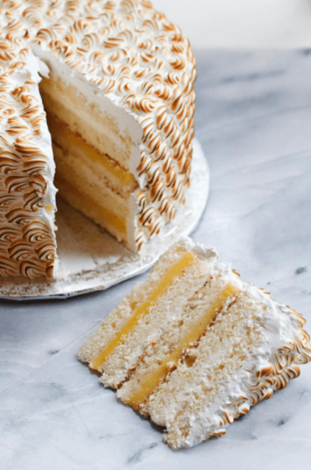 Lemon Meringue Cake
