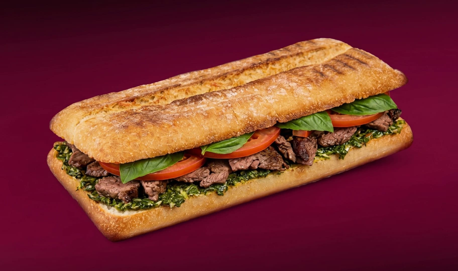 Steak Chimichurri Panini