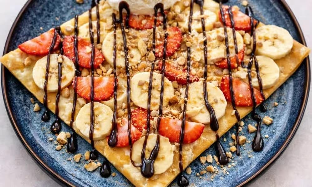 Choco Nutella Mini Crepe Platter