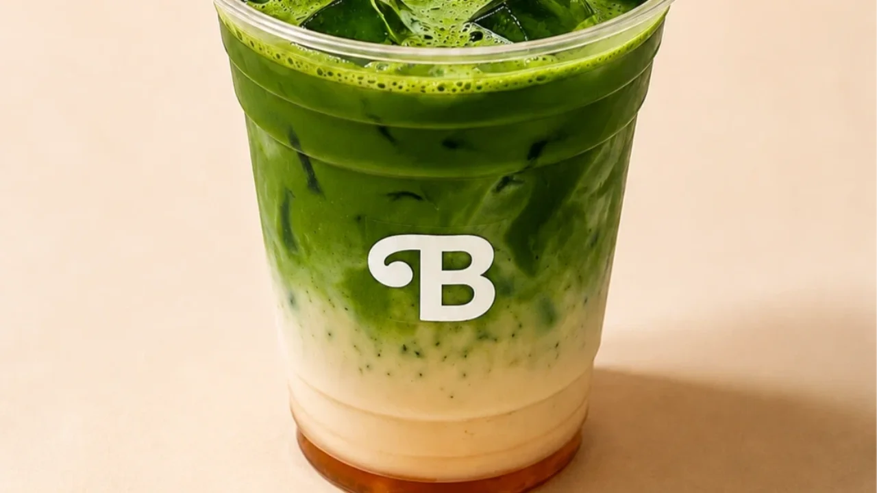 Ice Earl Grey Matcha Latte