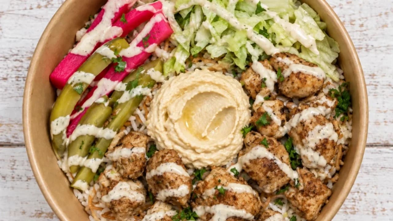 Chicken Shawarma Rice Bowl