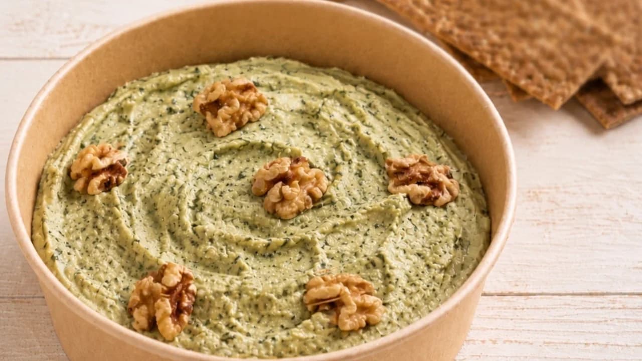 Green Hummus Sharing Bowl