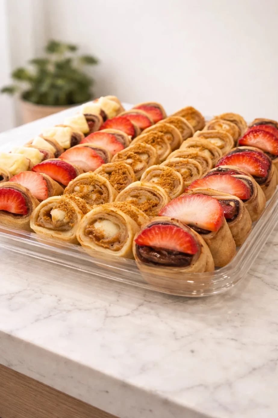 Assorted Mini Crepe Platter
