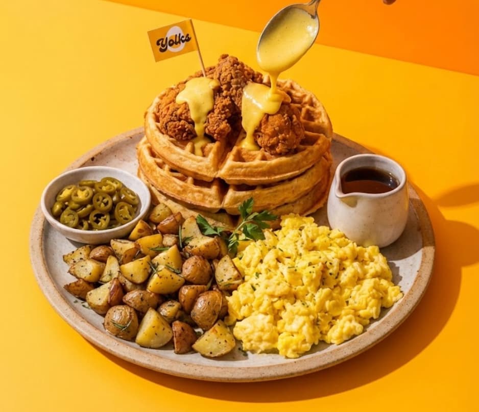 Chicken & Waffle Breakfast