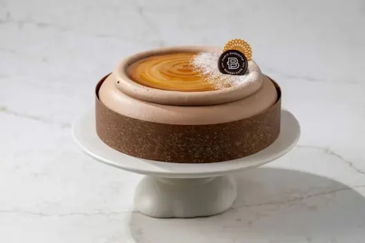 Chocolate Mousse Salted Caramel Layer Cake