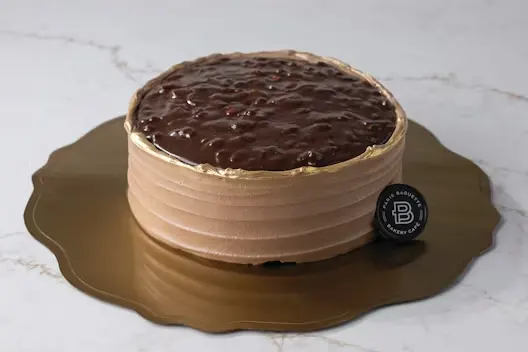 Triple Chocolate Crunch Irish Cream Layer Cake