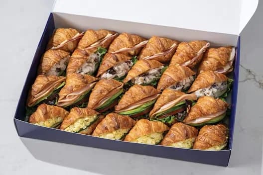 Assorted Lunch Mini Croissant Sandwich Platter