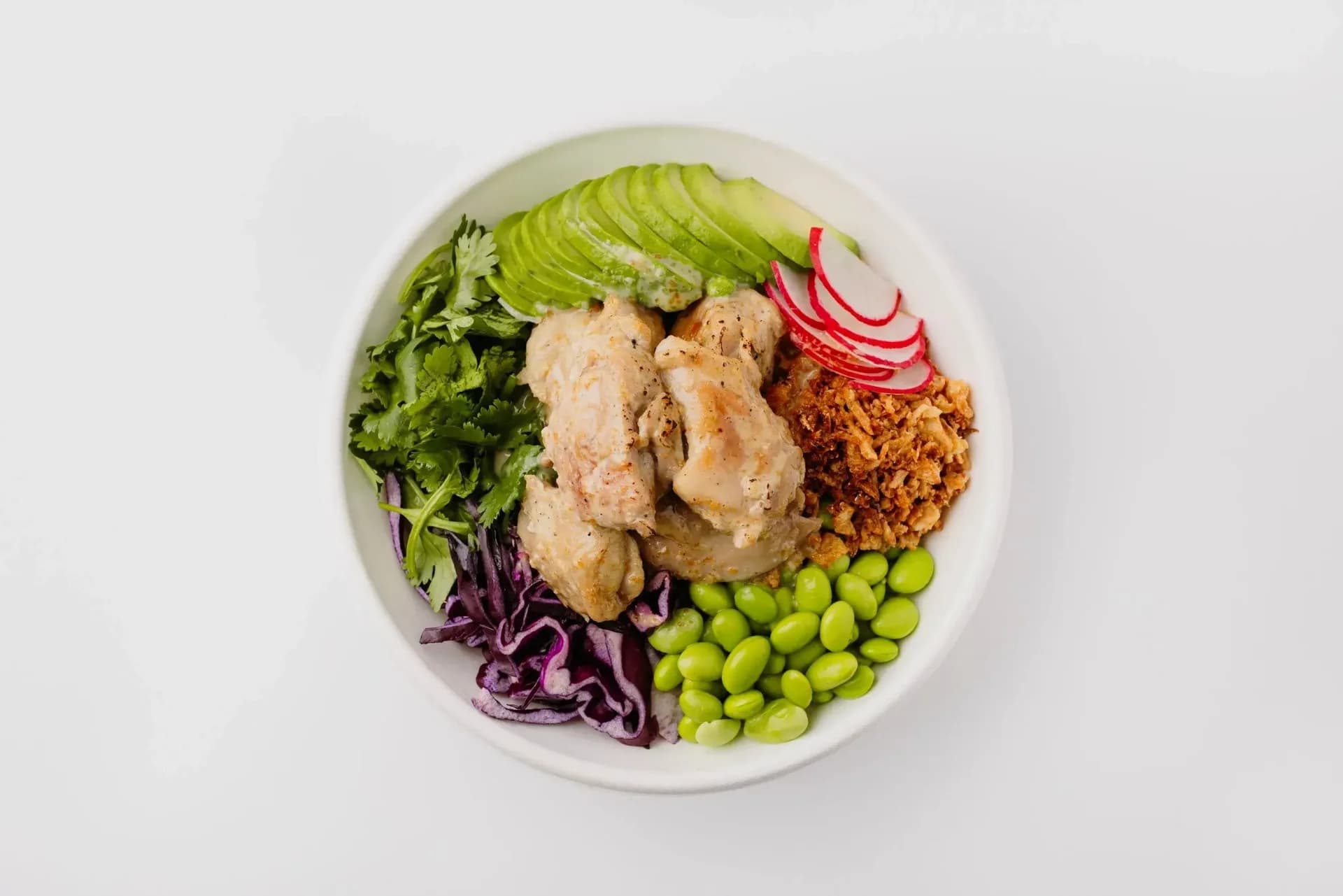Torched Roasted Chicken Bowl