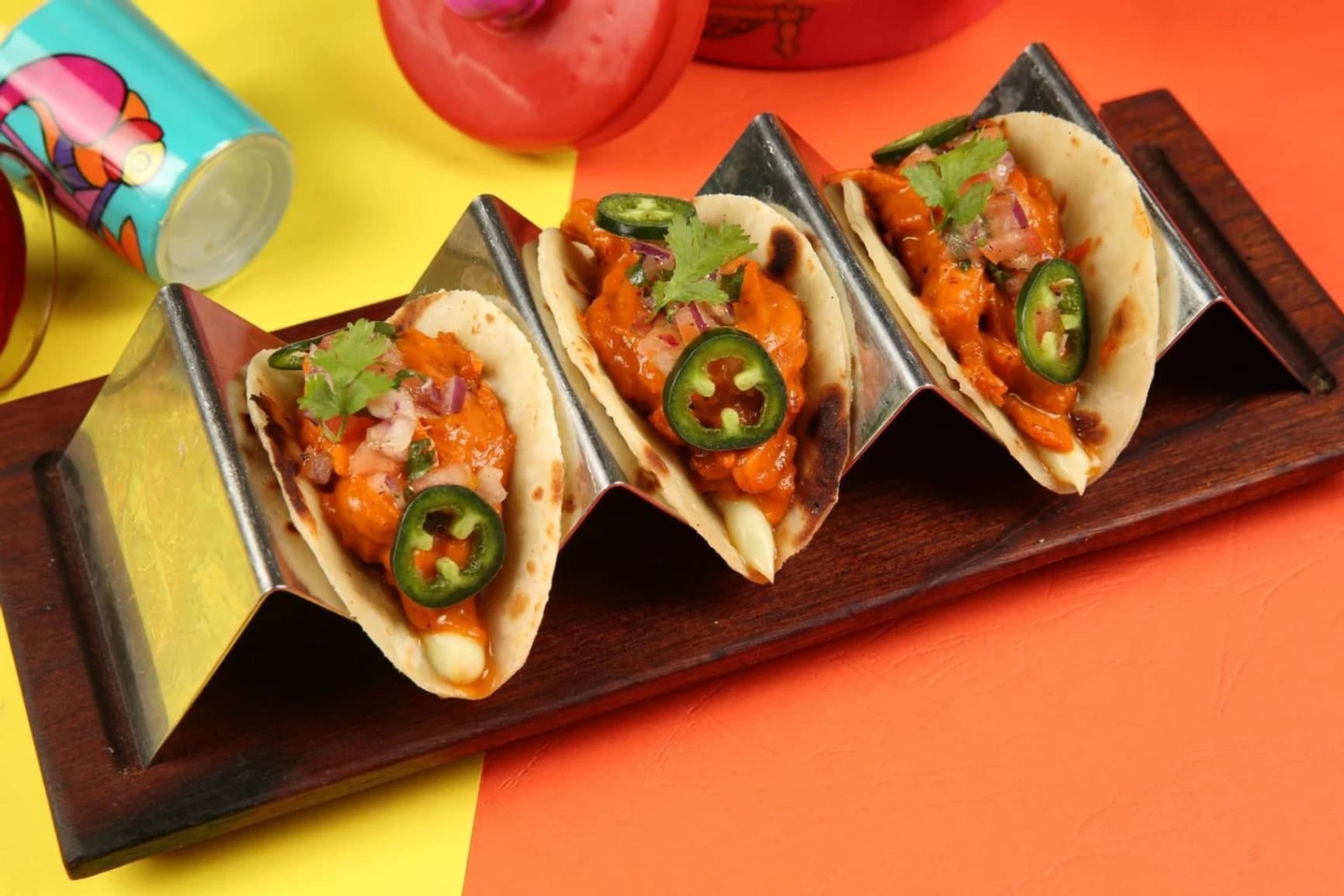 Individually Packed Indian Tacos