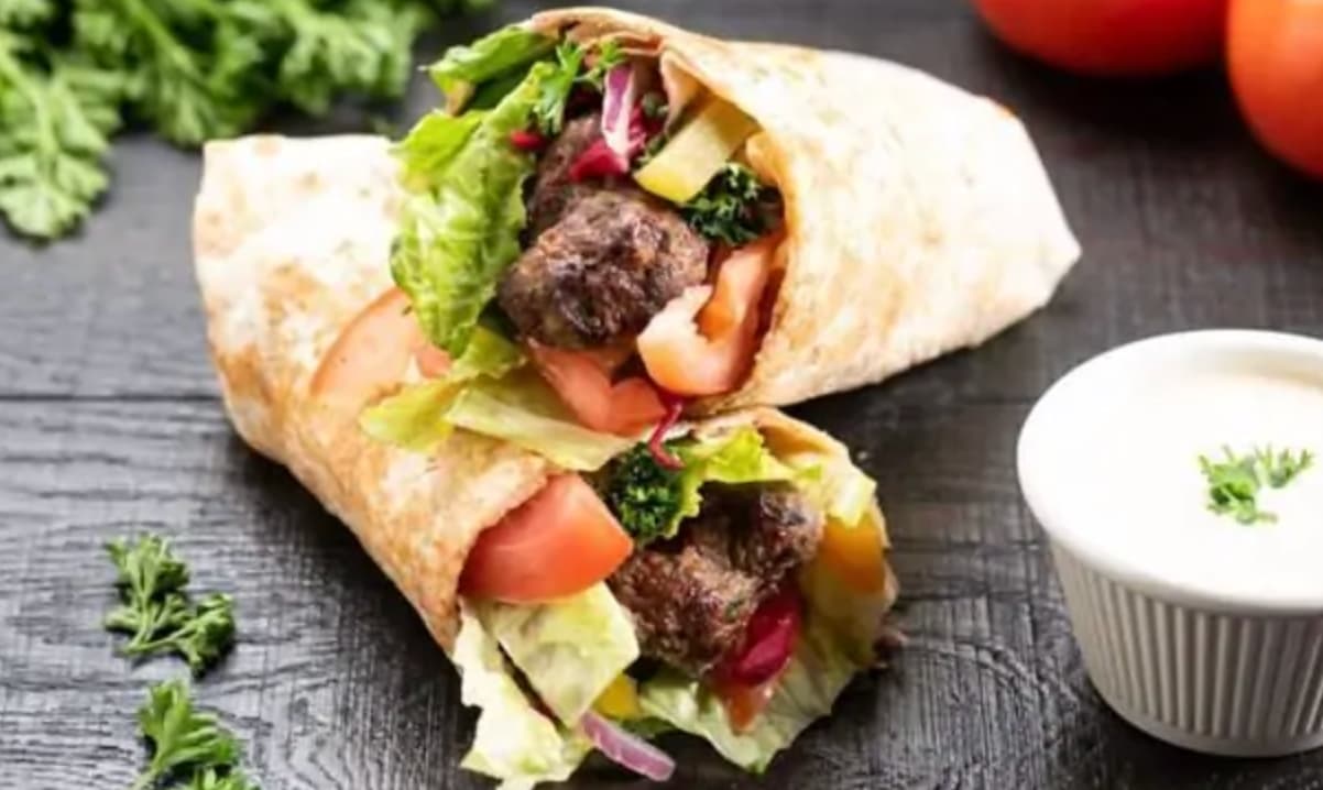 Beef Kebab Wrap