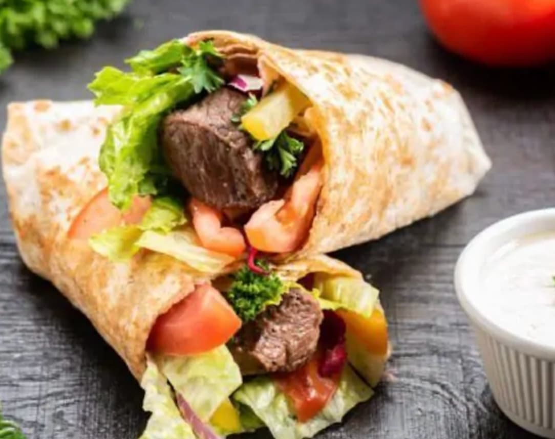 Lamb BBQ Wrap
