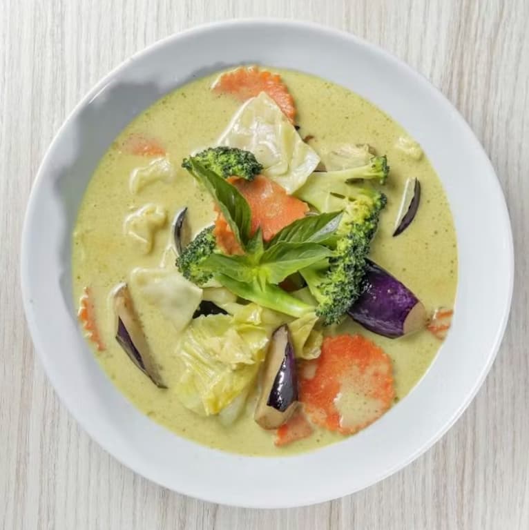Green Curry with Eggplant