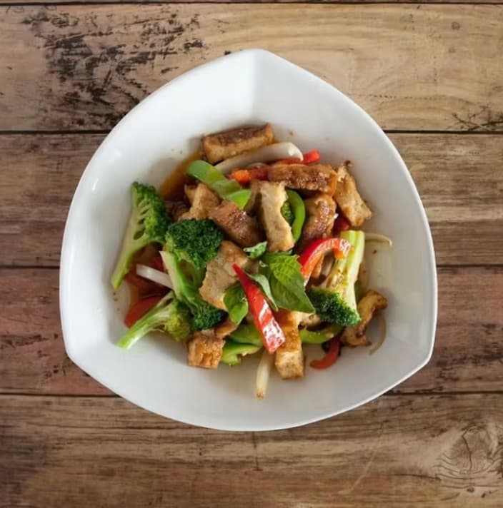 Veggie Stir Fry with Thai Sweet Basil