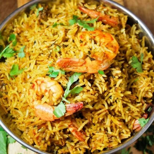 Prawns 65 Biriyani