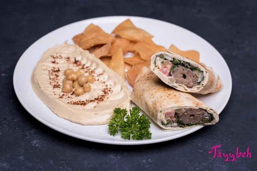 Beef Kebab Wrap Combo