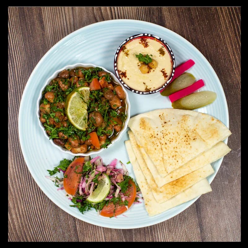 Fava Bean Stew Meal