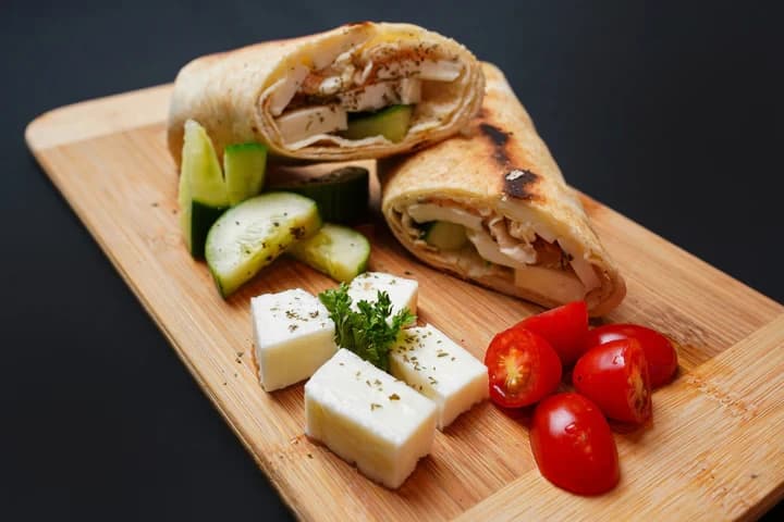 Halloumi Wrap