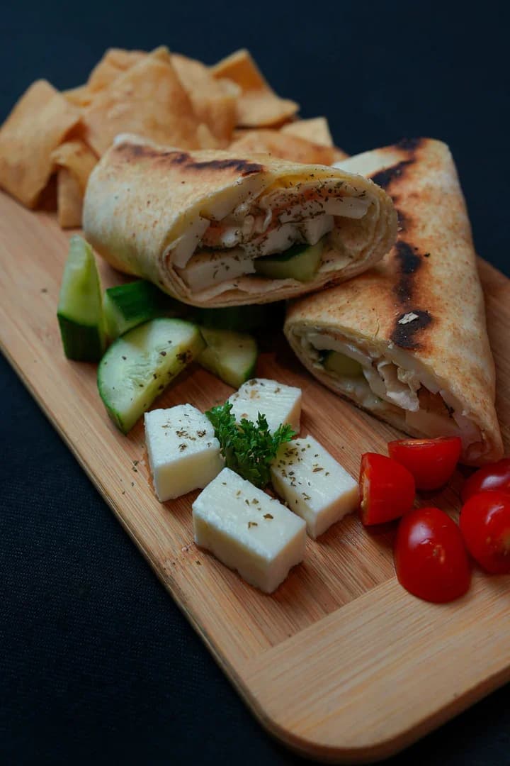 Halloumi Wrap Combo