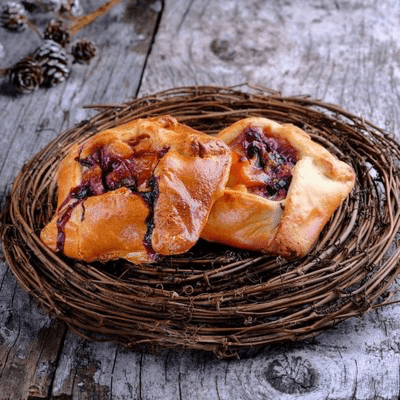 Apricot and Blueberry Crostata