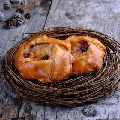 Pear and Cranberry Crostata