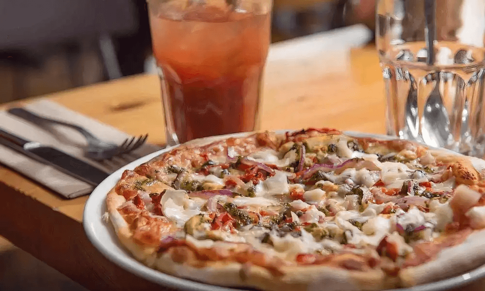 Pesto Chicken Pizza