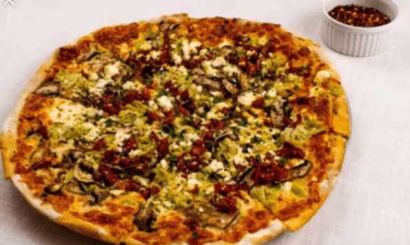 Sun-Dried Tomato & Artichoke Pizza