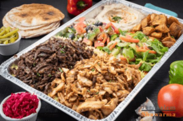 Chicken & Beef Shawarma Platter