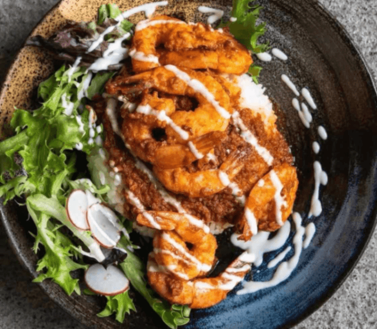Hawaiian Shrimp Bowl