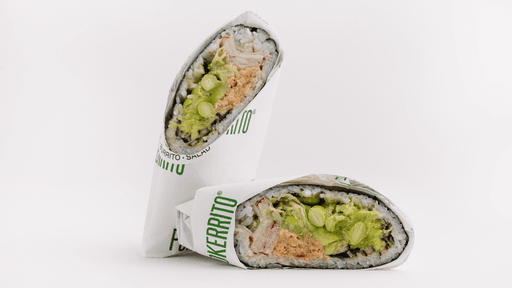 Torched Miso Glazed Salmon Wrap
