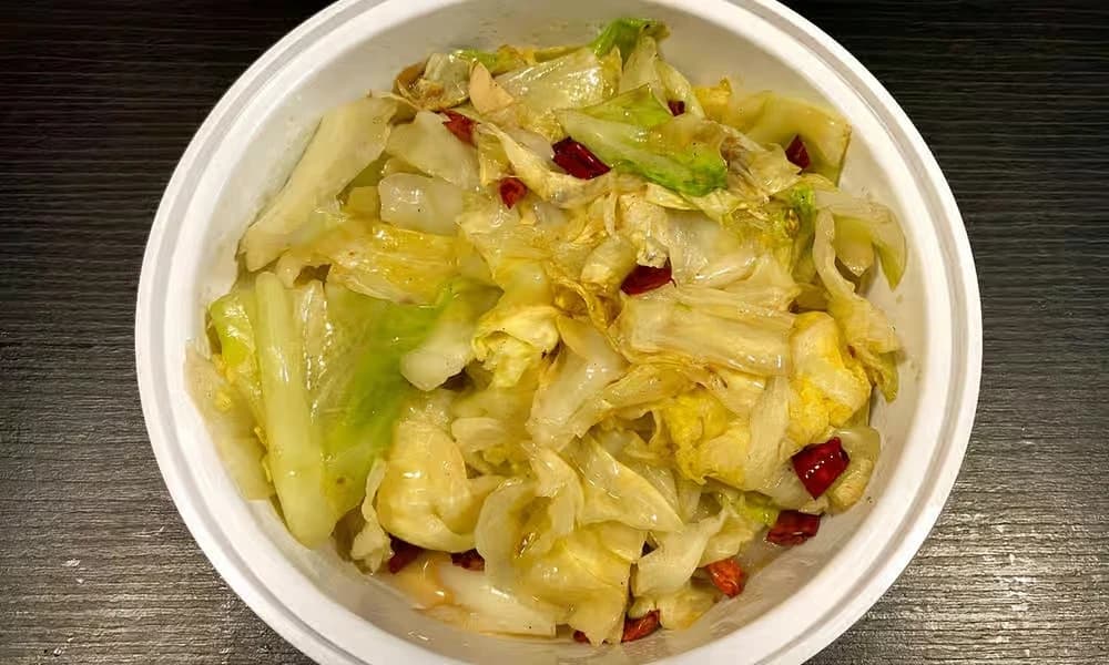 Szechuan Style Sauteed Cabbage