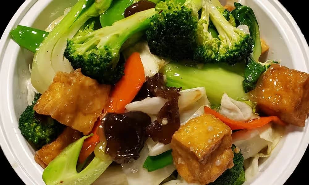Assorted Vegetables and Crispy Tofu