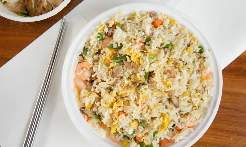 Yang-Zhou Style Fried Rice (Shrimp & BBQ Pork)