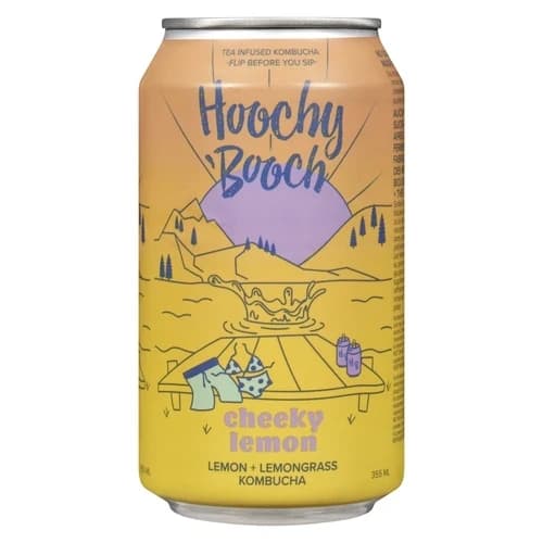Hoochy Booch Kombucha: Lemon