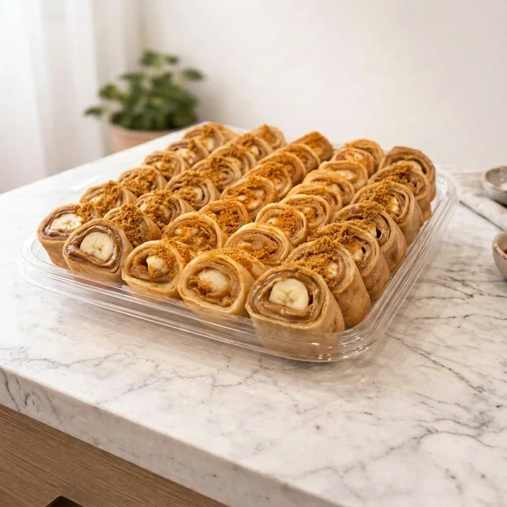 Lotus Biscoff Mini Crepe Platter